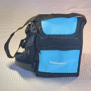 Tupperware Black and Blue Cooler Bag